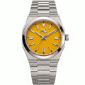 Oris Silver Steel Yellow Dial
