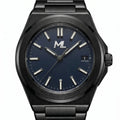 Valtor Black Steel Blue Dial