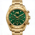 Torvex Gold Steel Green Dial