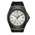 Valtor Black Steel White Dial Rubber