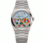 Oris Silver Steel Fancy Dial