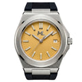 Valtor Silver Steel YELLOW Dial Rubber