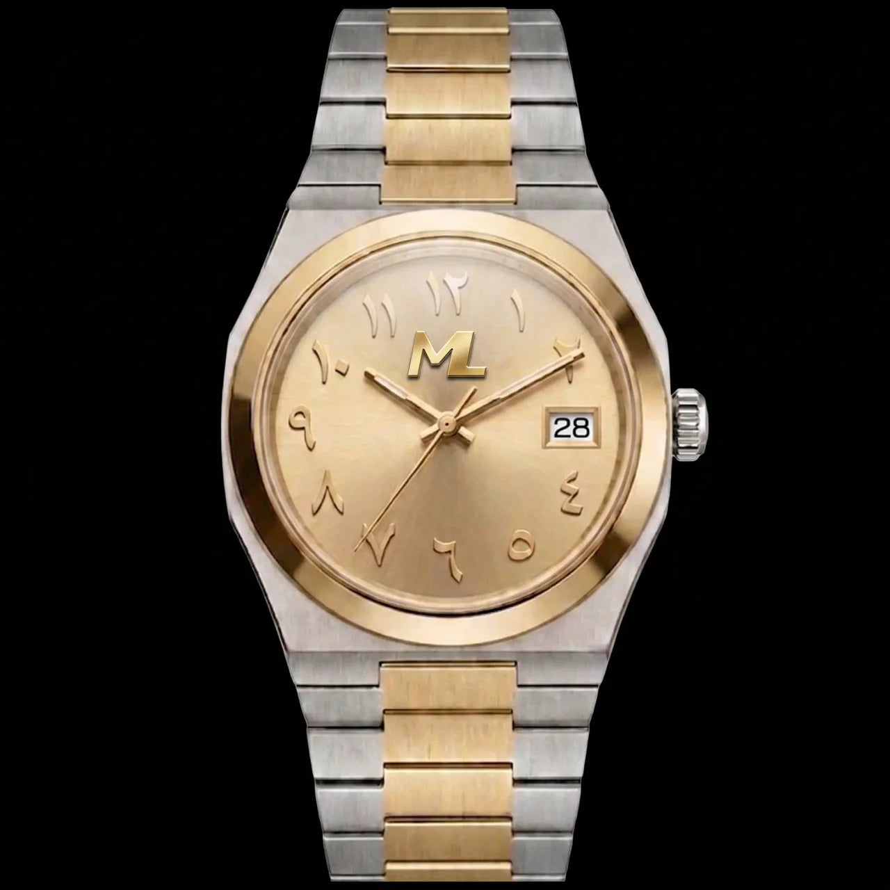 Tolaris Two Tone Steel Gold Dial
