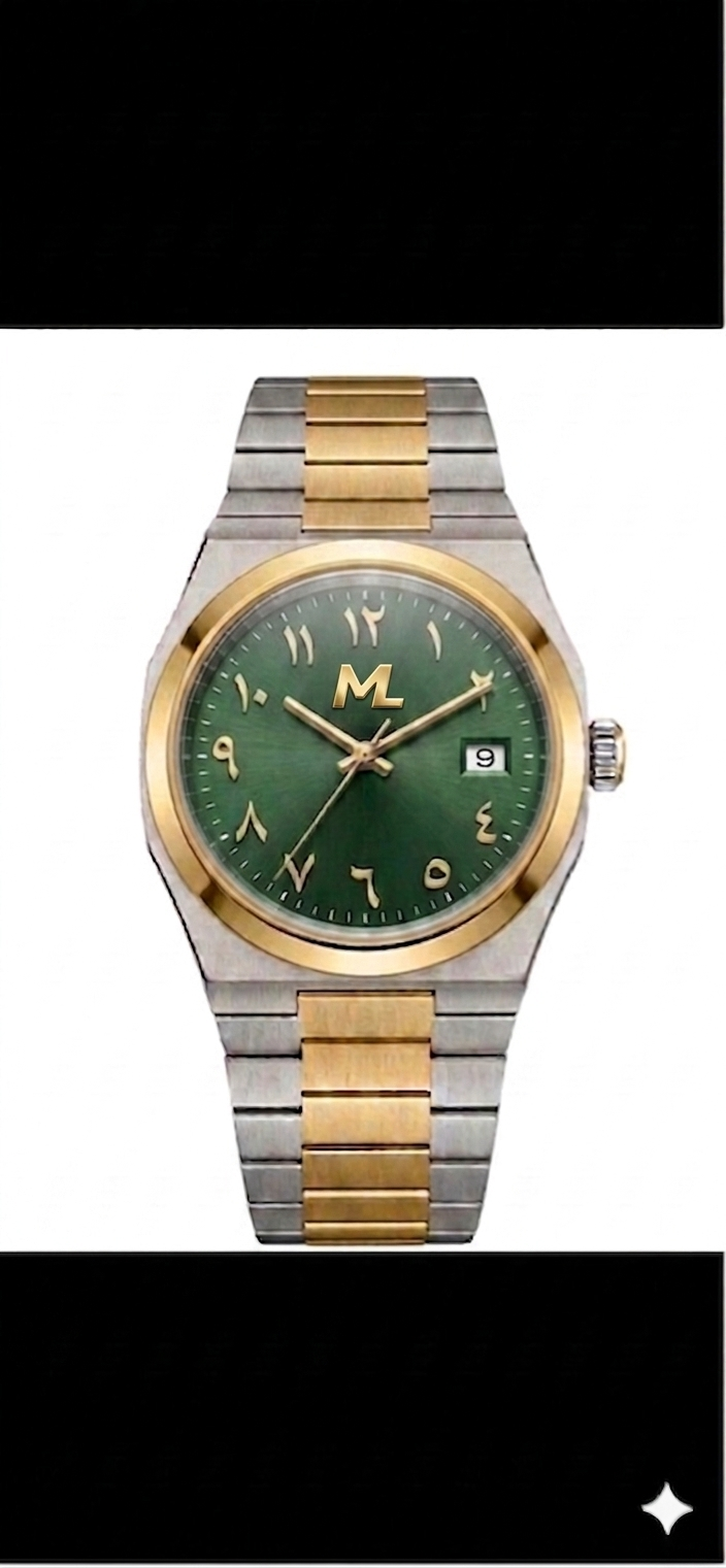 Tolaris Two Tone Steel Green Dial