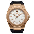 Valtor Rose Steel White Dial Rubber