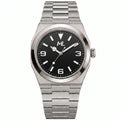 Oris Silver Steel Black Dial