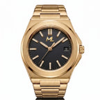 Valtor Gold Steel Black Dial