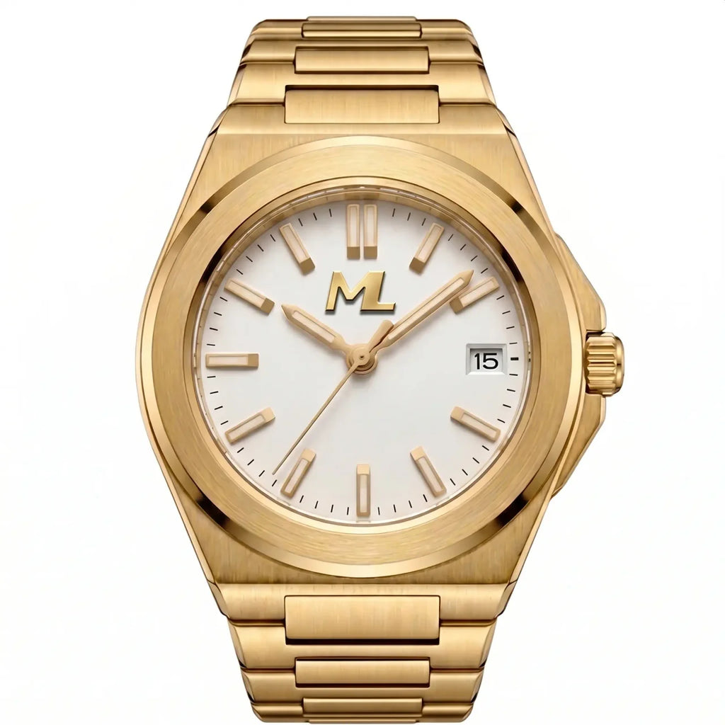 Valtor Gold Steel White Dial