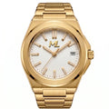 Valtor Gold Steel White Dial