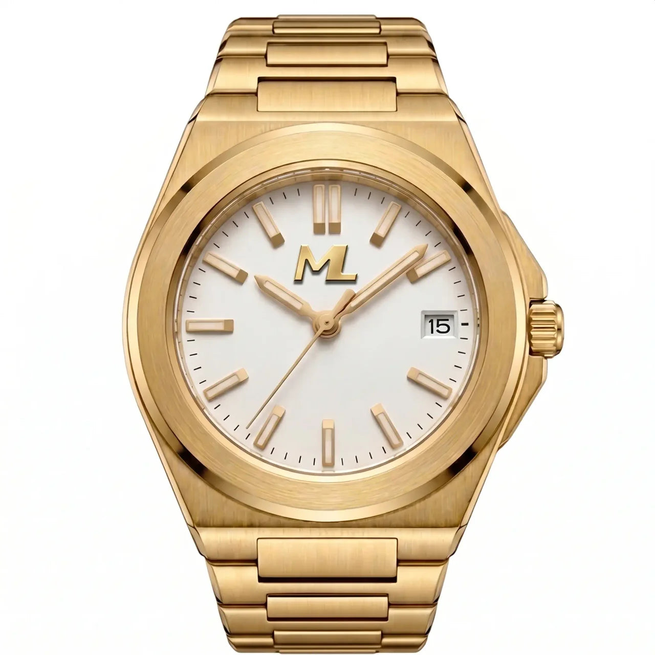 Valtor Gold Steel White Dial