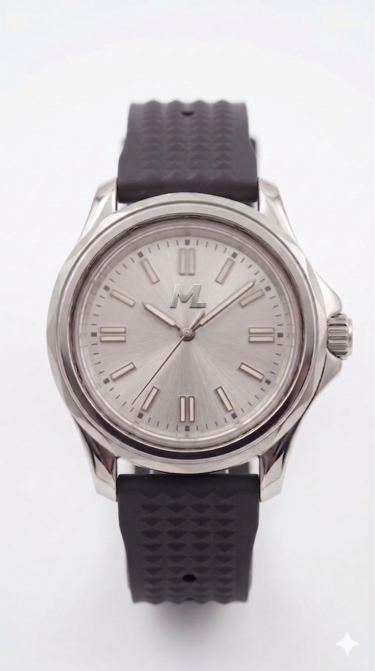 Nexor Silver Steel Silver Dial