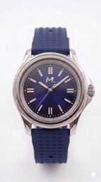 Nexor Silver Steel Blue Dial