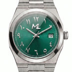 Tolaris Silver Steel Green Dial
