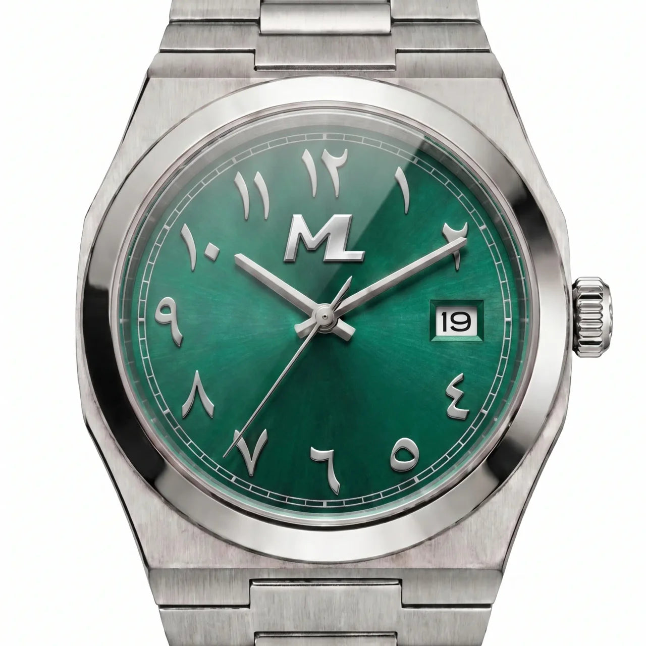 Tolaris Silver Steel Green Dial