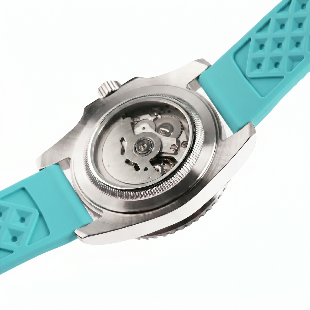 Nexor Silver Steel Turquoise Dial