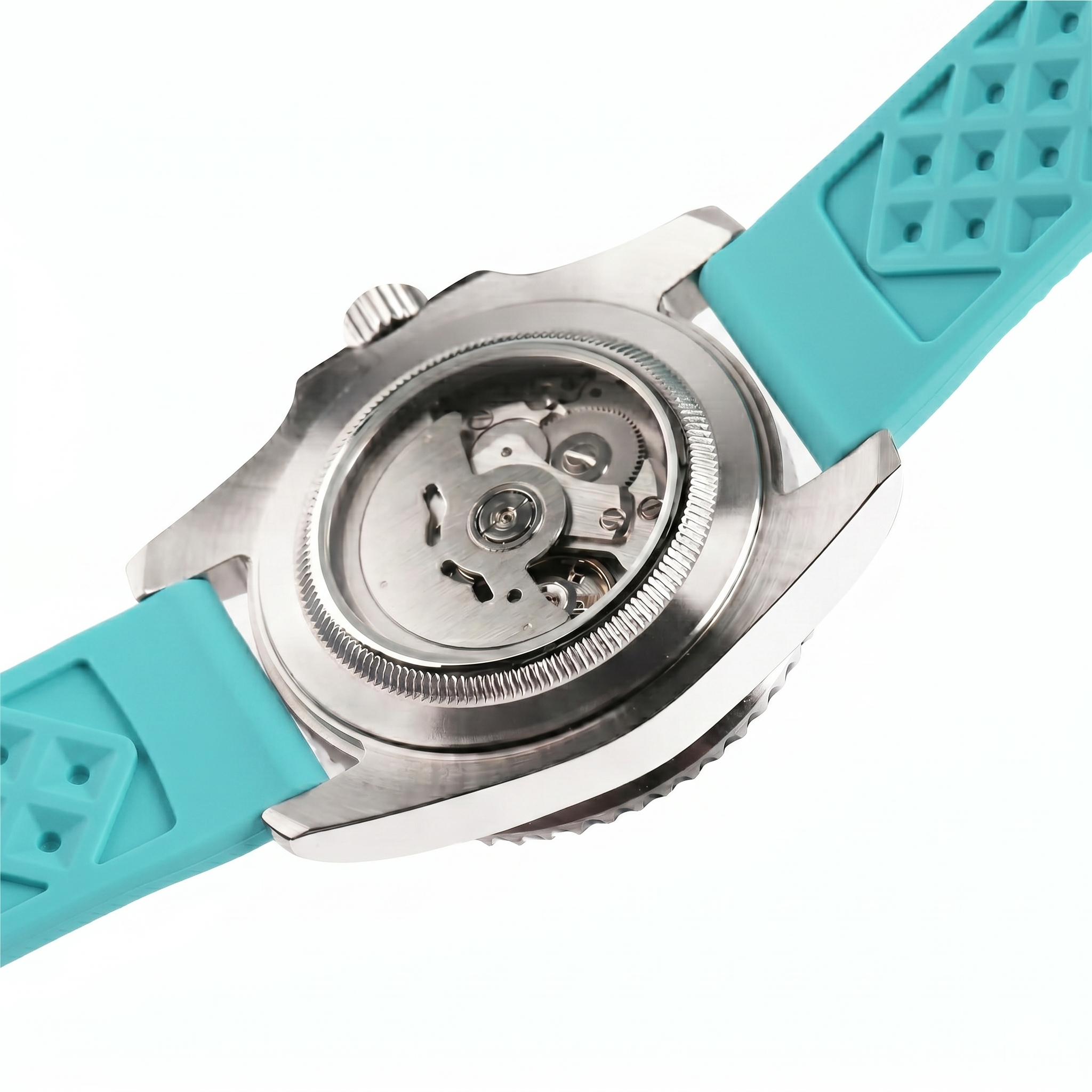 Nexor Silver Steel Turquoise Dial