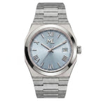 Oris Silver Steel Blue Dial