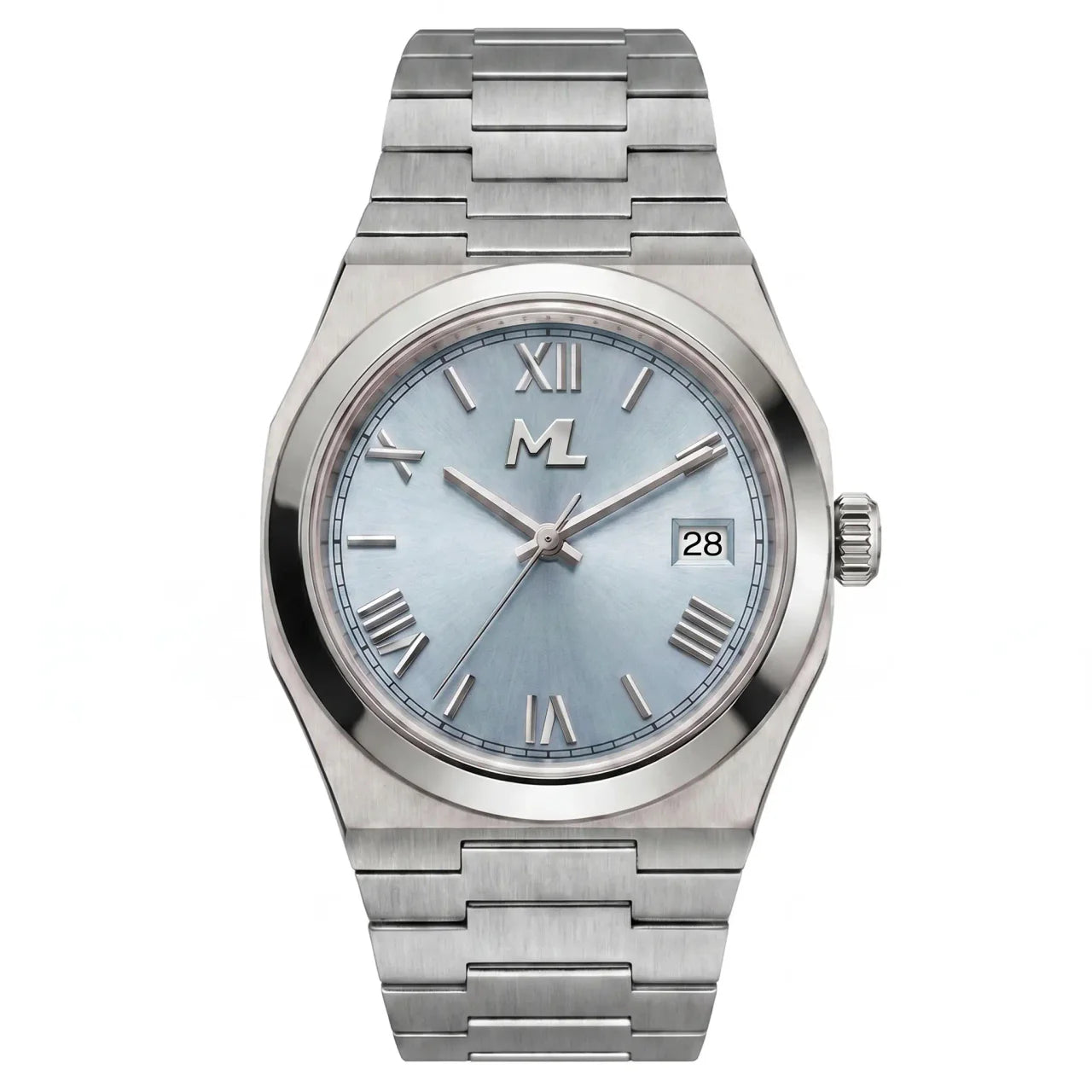 Oris Silver Steel Blue Dial