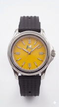 Nexor Silver Steel YELLOW Dial