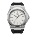 Valtor Silver Steel White Dial Rubber