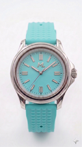 Nexor Silver Steel Turquoise Dial