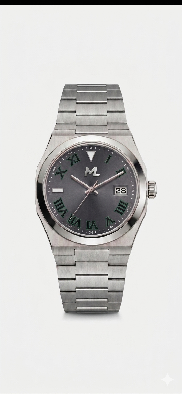 Tolaris Silver Steel Grey Dial