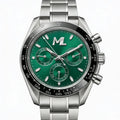 Torvex Silver Steel Green Dial