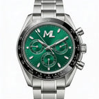 Torvex Silver Steel Green Dial