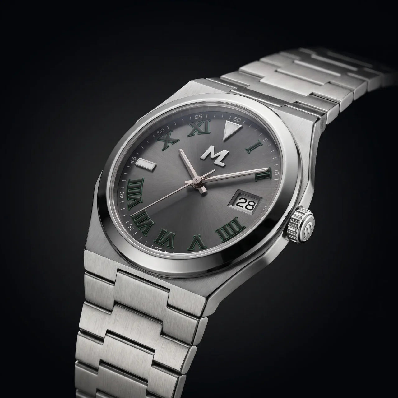 Tolaris Silver Steel Grey Dial