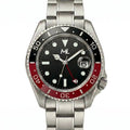 Navex Silver Steel Black Red Brezel