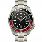 Navex Silver Steel Black Red Brezel