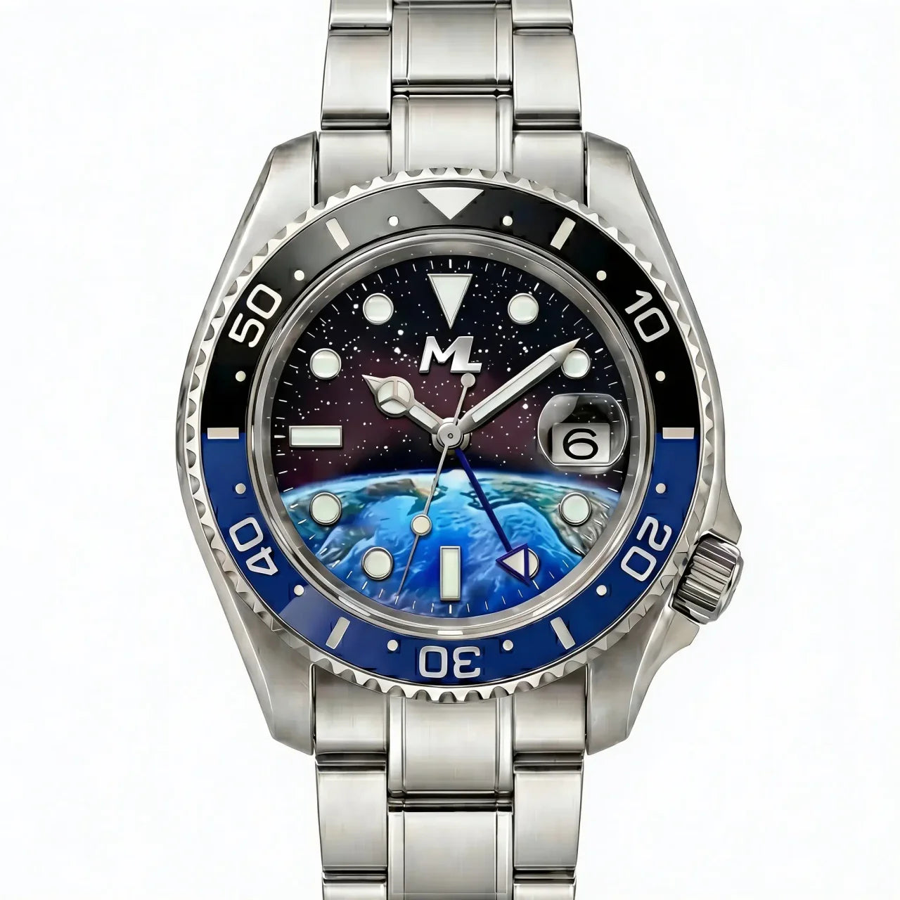 Navex Silver Steel Blue Black Brezel