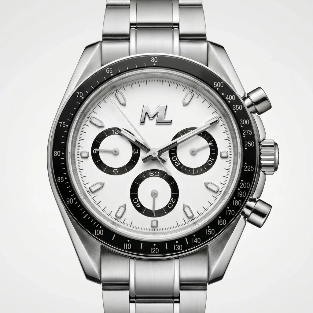 Torvex Silver Steel White Dial