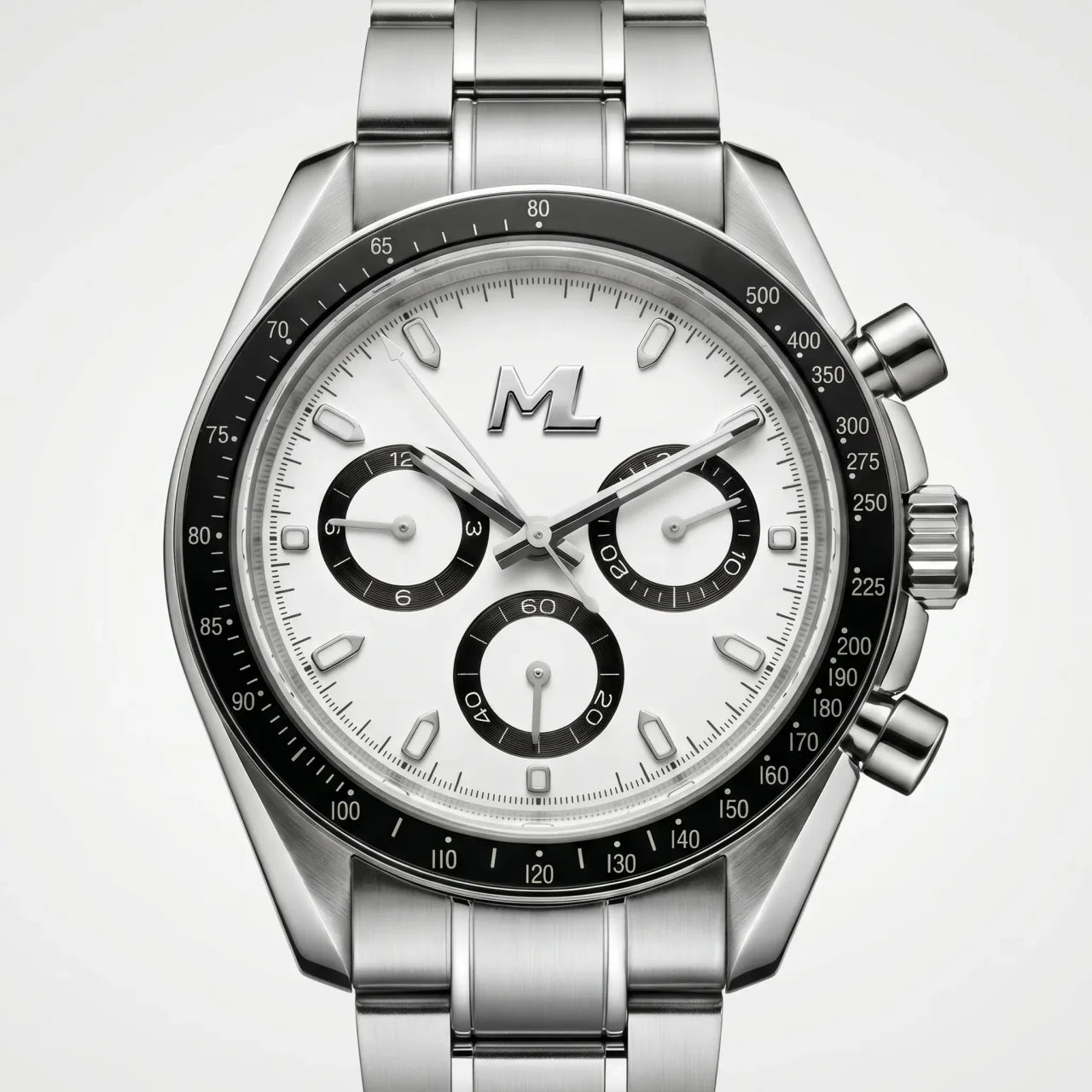 Torvex Silver Steel White Dial