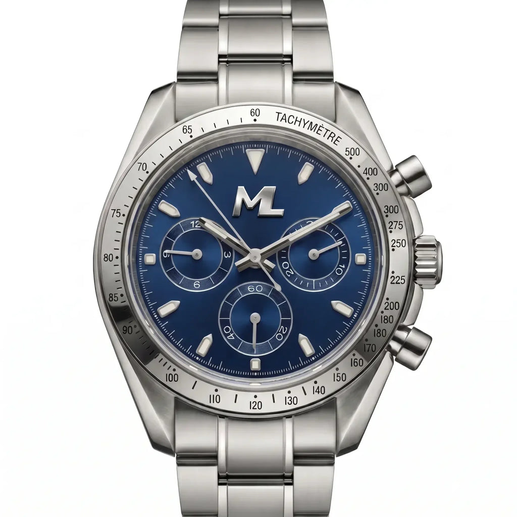 Torvex Silver Steel Blue Dial