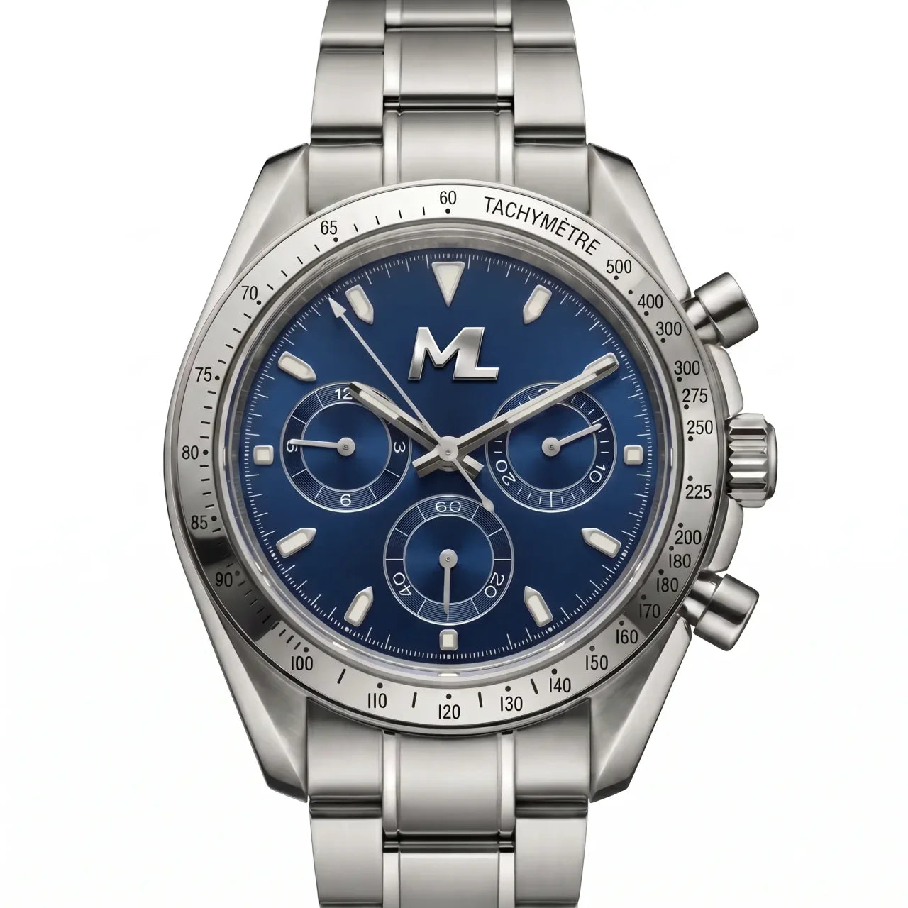 Torvex Silver Steel Blue Dial