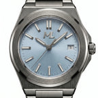 Valtor Silver Steel Ice Blue Dial