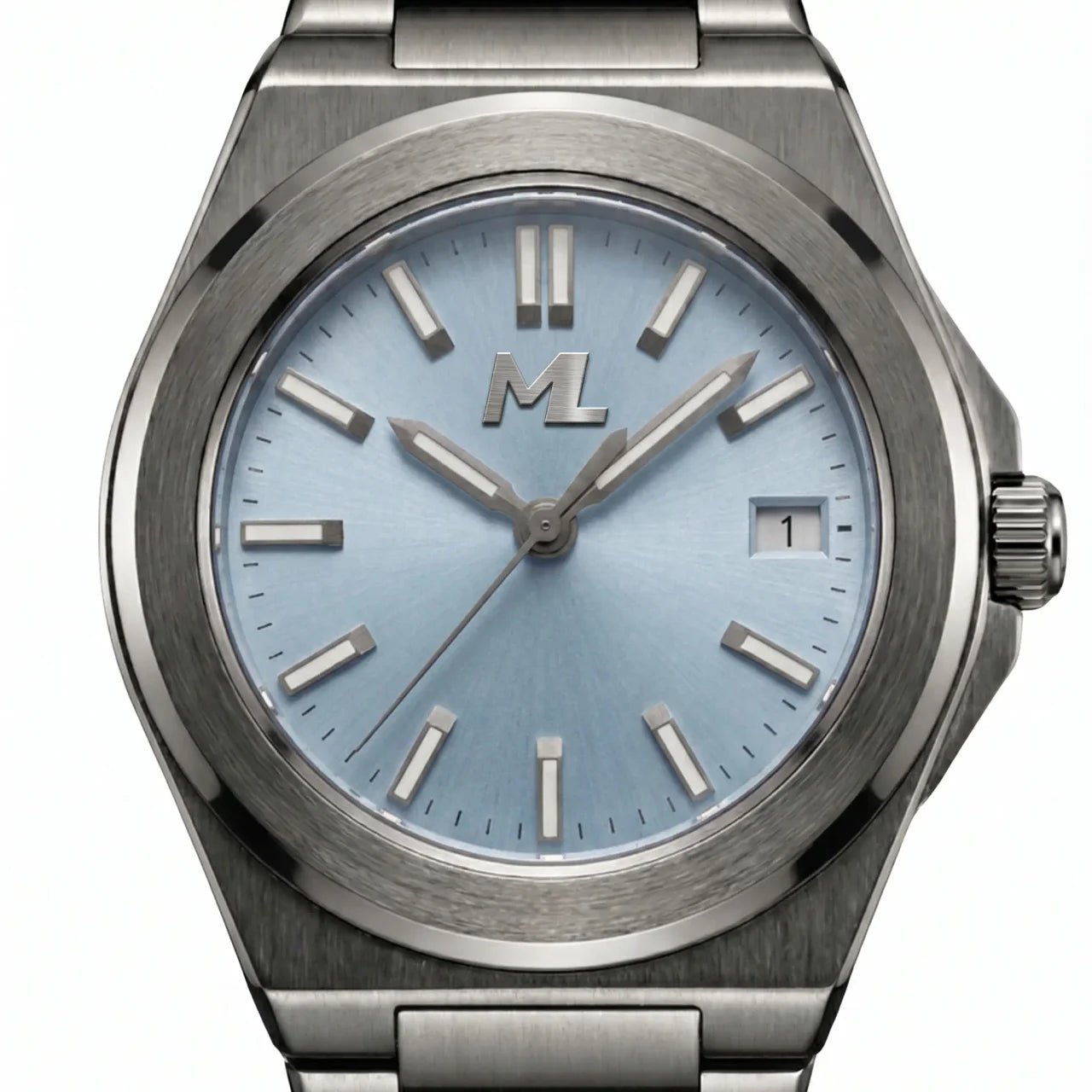 Valtor Silver Steel Ice Blue Dial