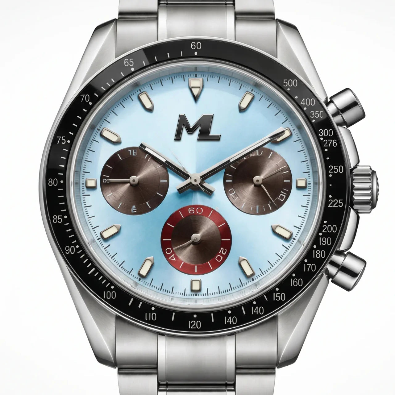 Torvex Silver Steel Ice Dial
