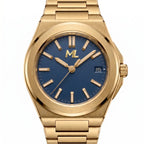 Valtor Gold Steel Blue Dial