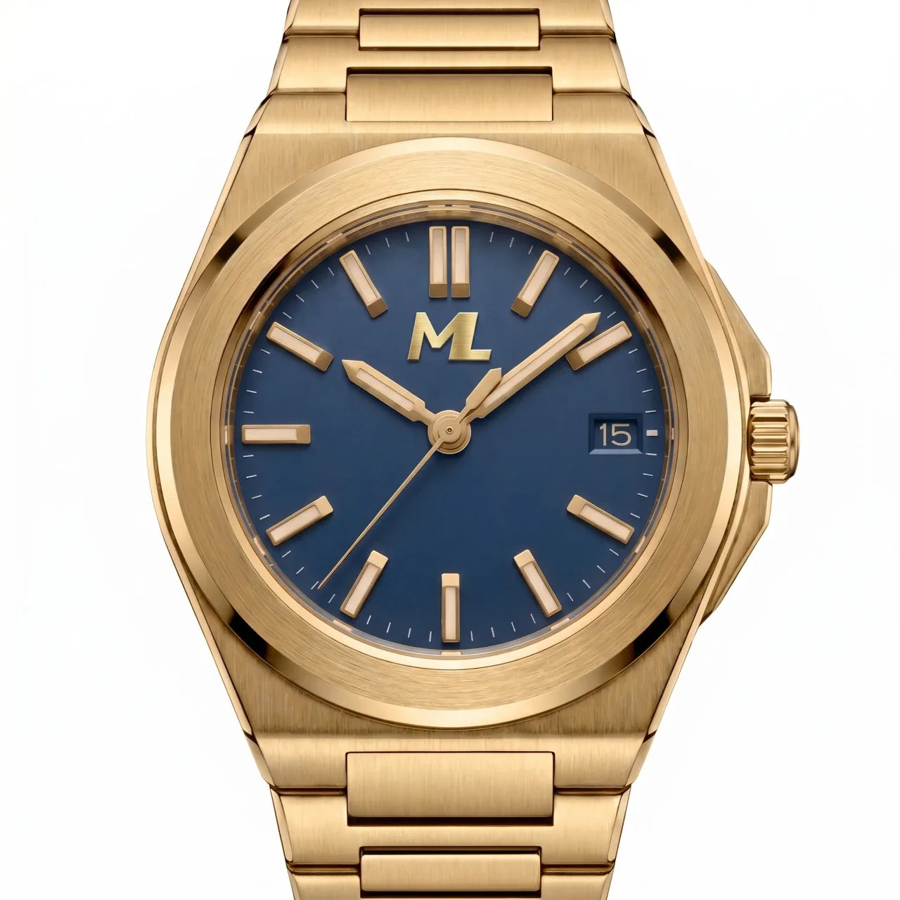 Valtor Gold Steel Blue Dial