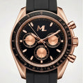 Torvex Rose Steel Black Dial