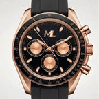Torvex Rose Steel Black Dial