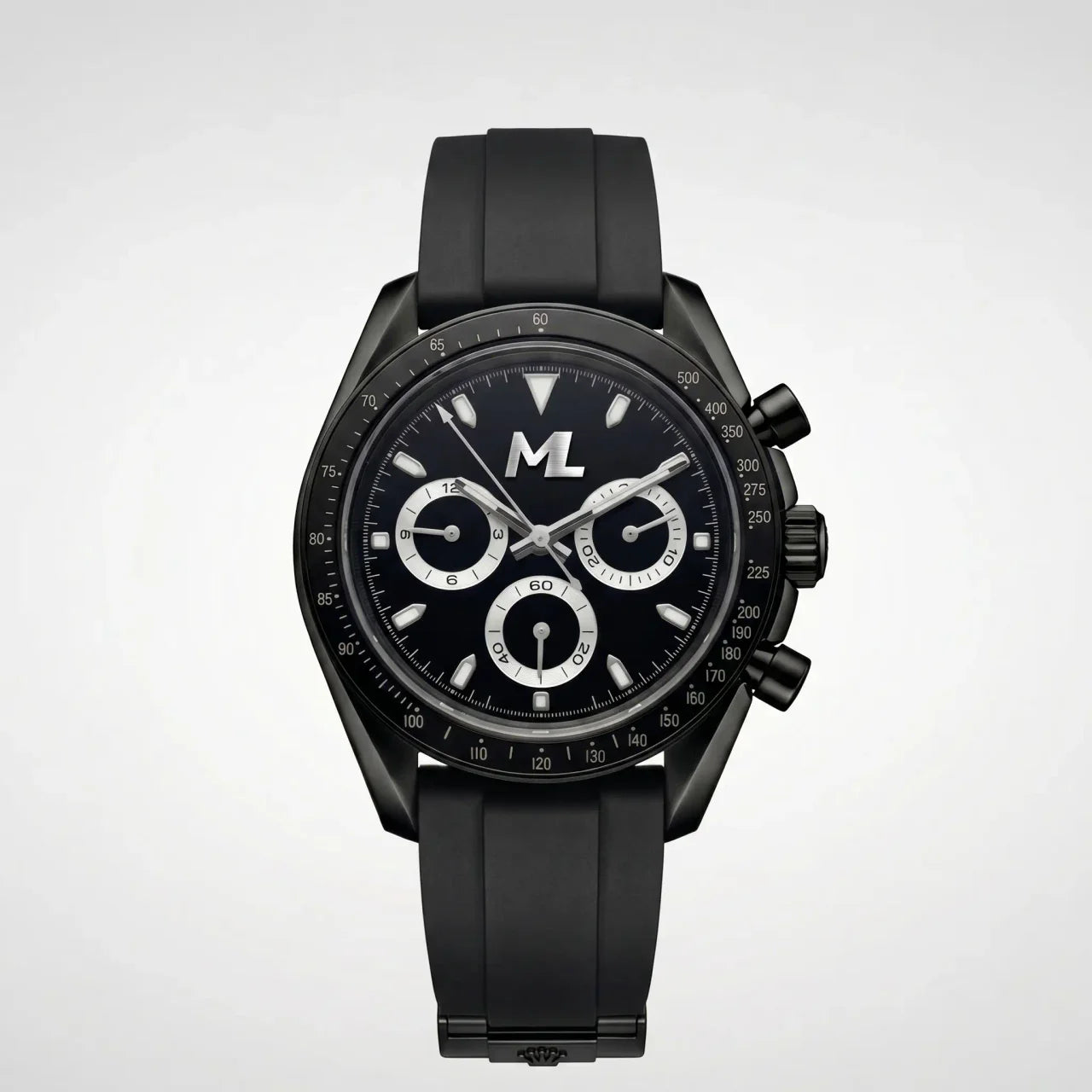 Torvex Black Steel Black Dial
