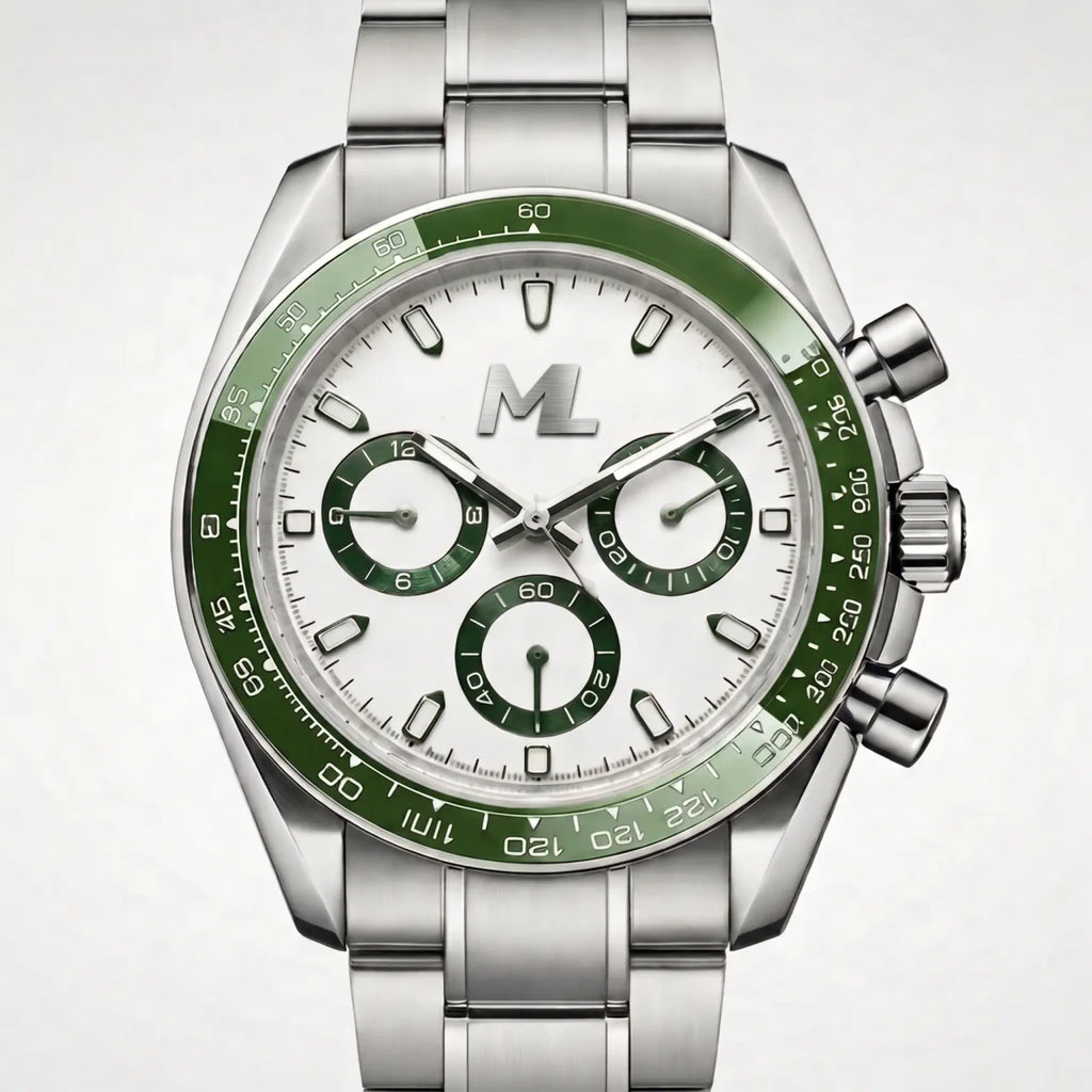 Torvex Silver Steel White Dial