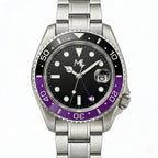 Navex Silver Steel Black Purple Brezel