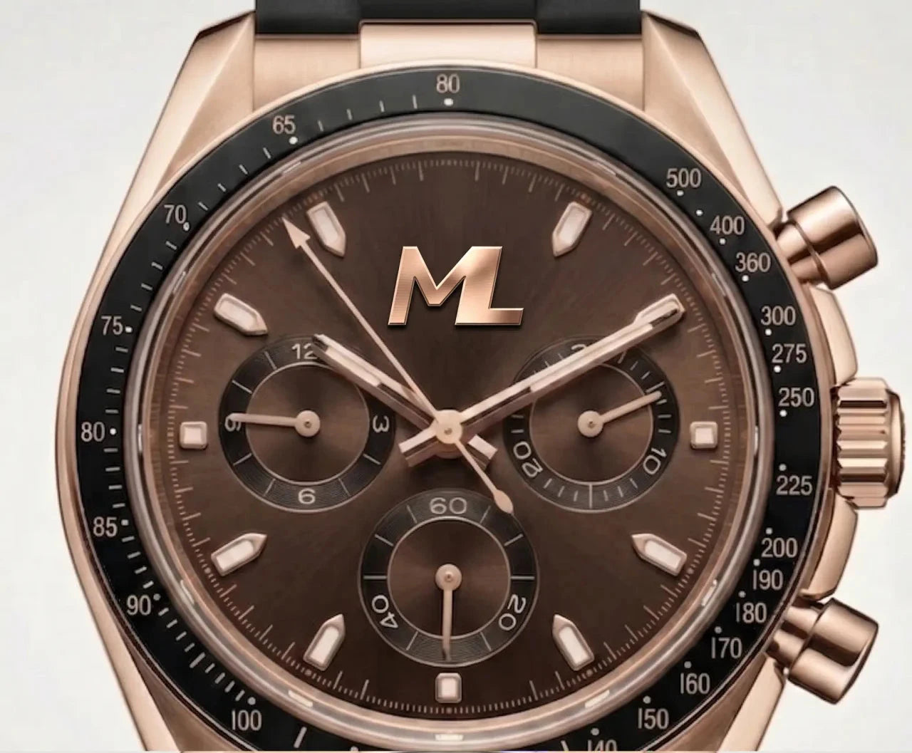 Torvex Rose Steel Brown Dial